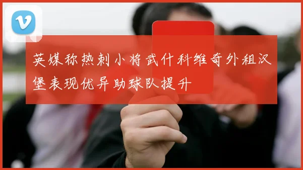 英媒称热刺小将武什科维奇外租汉堡表现优异助球队提升