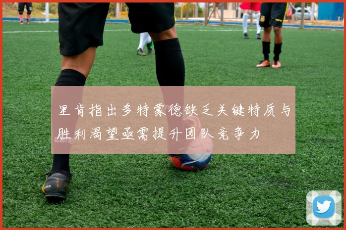 里肯指出多特蒙德缺乏关键特质与胜利渴望亟需提升团队竞争力